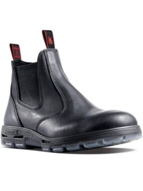 Redback Easy Escape UBBK Soft Toe Work Boots Black US 9.5 Slip On Leather